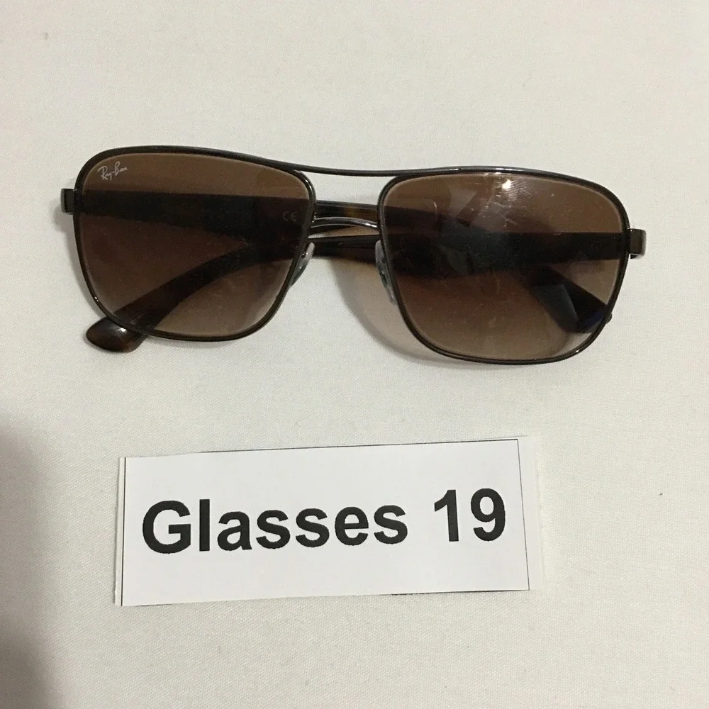 Ray-Ban RB3516 Polished Gunmetal Brown Sunglasses 004/13 Italy Frame Only